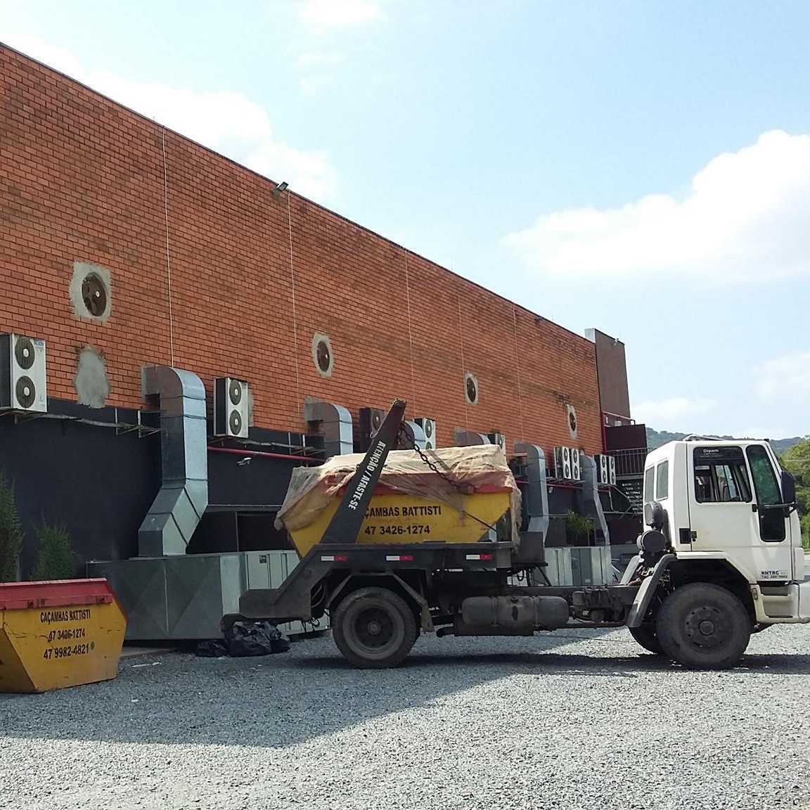 Aluguel de Caçambas Estacionárias